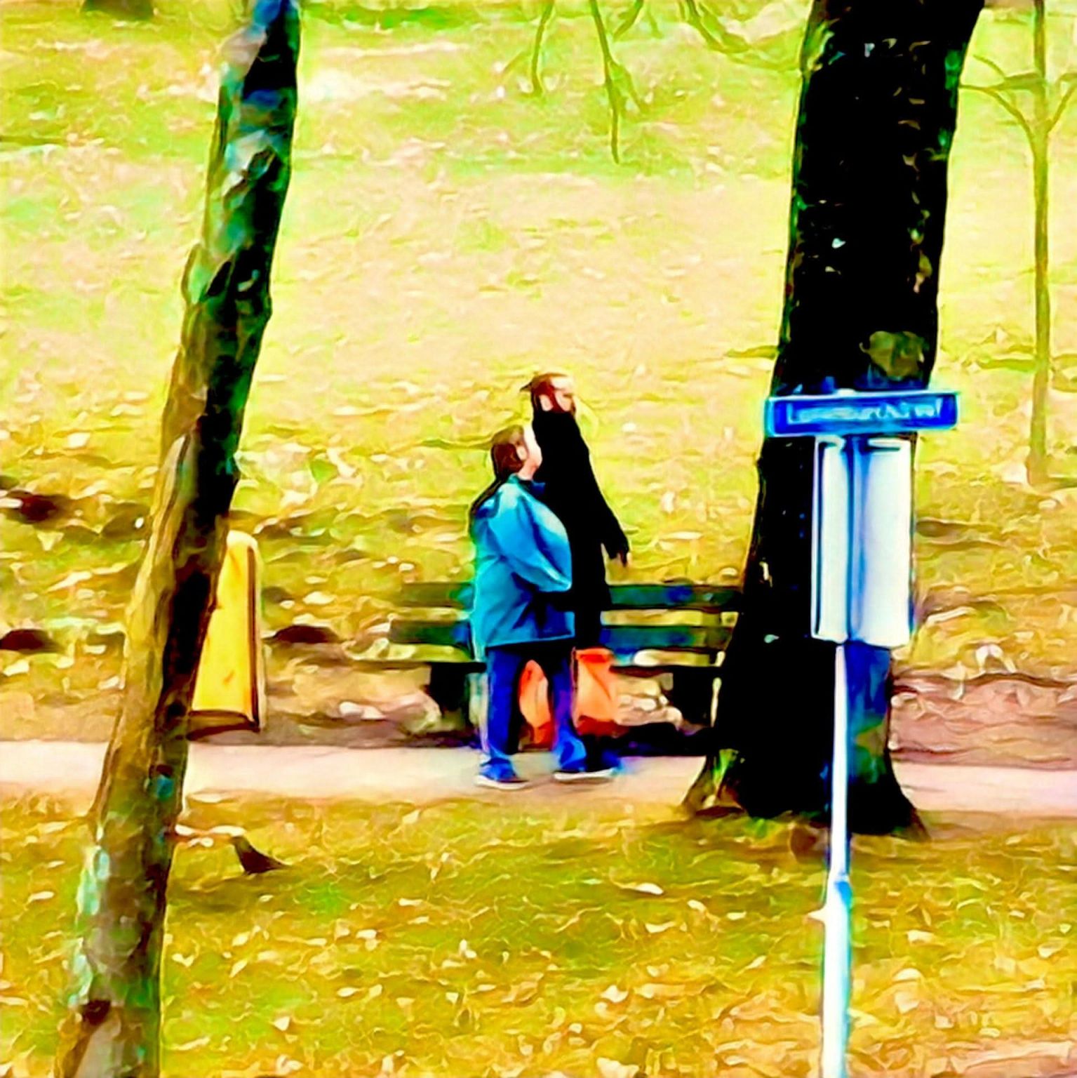 Bankje in afwachting