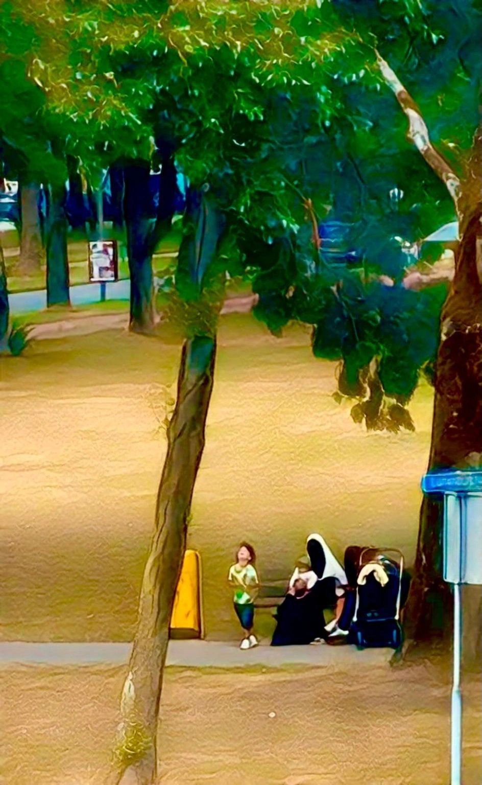 Wereldpremière in het park