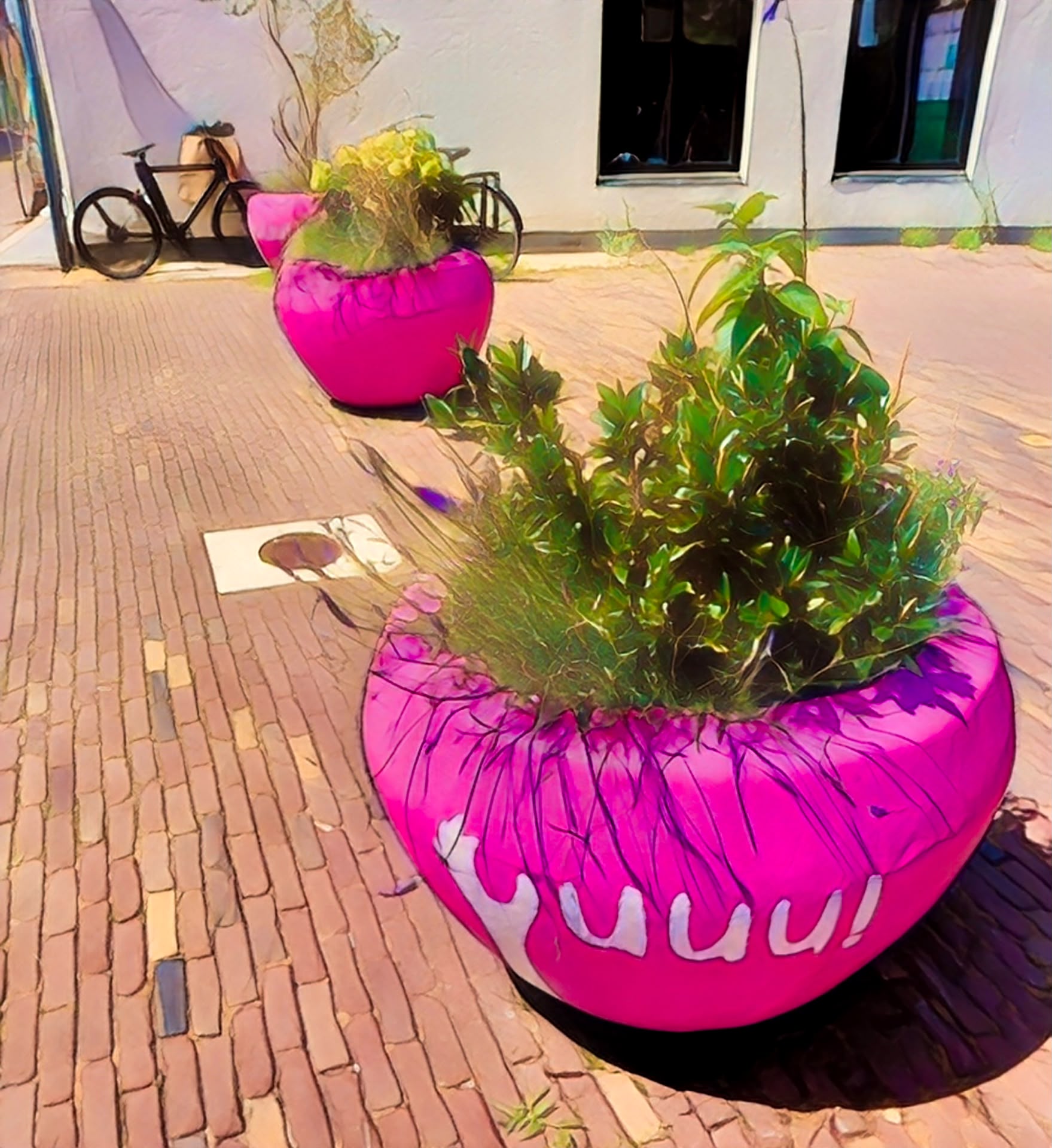 Roze UUUU’s in de stad